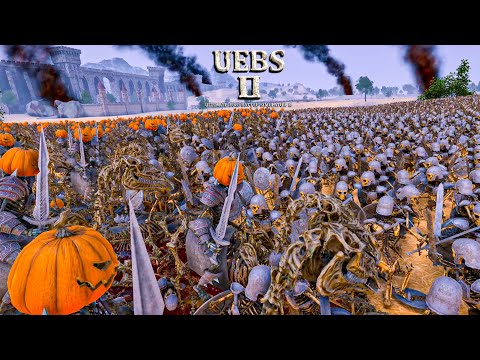 20000 Skeleton Warriors VS 19200 Hallowmans Ultimate Epic Battle Simulator 2 UEBS 2