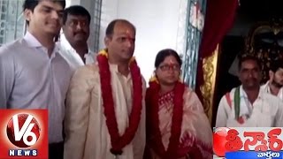 Remarriage to Divorced Parents by Son Shantan Reddy | Shamirpet | Teenmaar News - V6News
