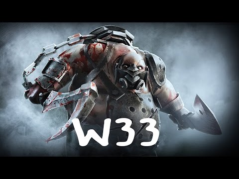 [Dota2] w33 Pro Plays Heroes Pudge Mid Solo Ranked Game [ w33 Perspective ] 7305 MMR
