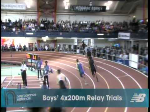 Boys 4x200m Prelim Heat 4 - New Balance Indoor Nationals 2011