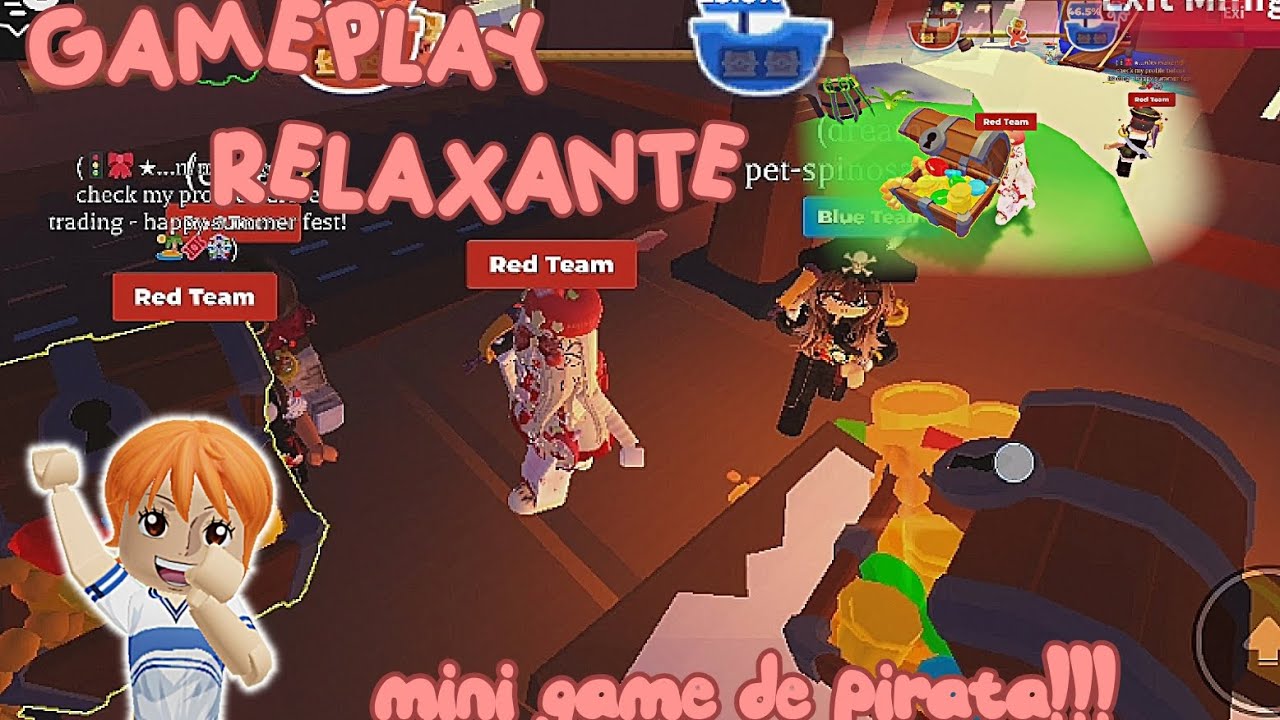 Gameplay relaxante - Mini game de pirata - Adopt Me Summer Update #roblox 