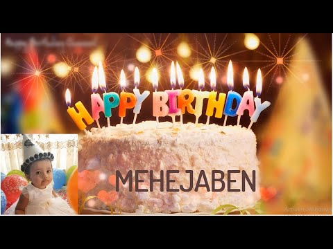 Mehejabeen's Birthday | Happy Birthday Mahejabeen | Birthday video