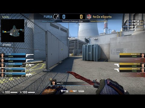 🔴 FURIA vs forZe eSports (2019 StarLadder Berlin | Middle Group | Nuke)