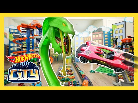 Lo slime velenoso di Drave devasta Hot Wheels City  🐍 🦍🦂 | Ultime Notizie | @Hot Wheels Italiano