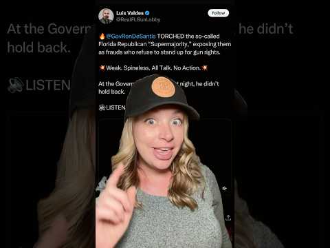Governor DeSantis Calls Out False Promises #2ndamendment #shortsvideo #shortsfeed #shorts Thumbnail