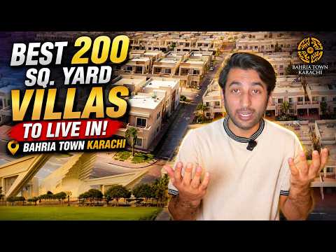 Why Precinct 10A and 11A are the Best 200 Sq. Yard Villas in Bahria Town Karachi