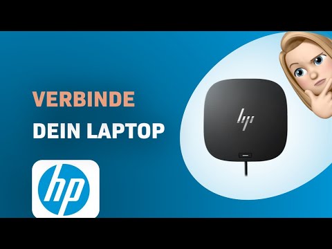 Wie verbinde ich mein HP USB Typ-C Dock G5 mit einem Laptop über einen regulären USB-Port?