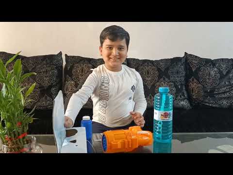 Unboxing of Bubble Blaster with LED Light Gun