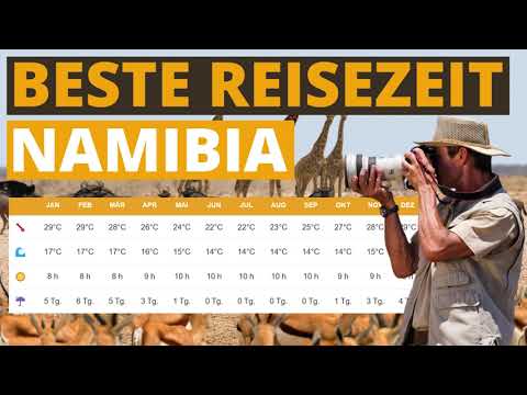 Best time to travel to Namibia - climate chart & weather