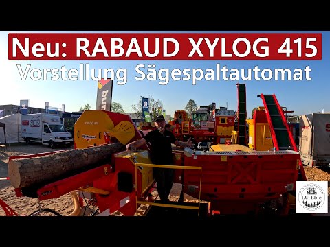 New: RABAUD XYLOG 415 firewood processor - Machine presentation at ForstLive 2025