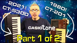 Video thumbnail for 1980 Casiotone CT-201 & 2021 CT-S300 Tone Comparison (HQ Audio) by Casio Chaos Theory