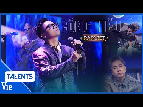 Công Hiếu rap về CHA lấy trọn nước mắt BỘ 7 HLV trên nền nhạc Sao Cha Không | Rap Việt Live Stage
