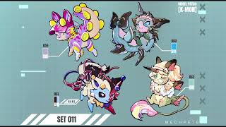 Furry characer design process [Speedpaint chill video to fall asleep to] mechpet