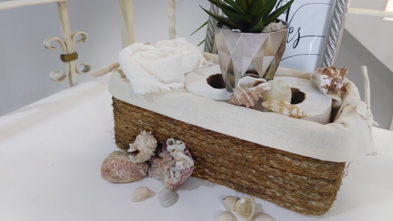 DIY Como decorar cajas de carton | Ideas Fáciles con cajas | cestas de mimbre | Manualidades Fáciles