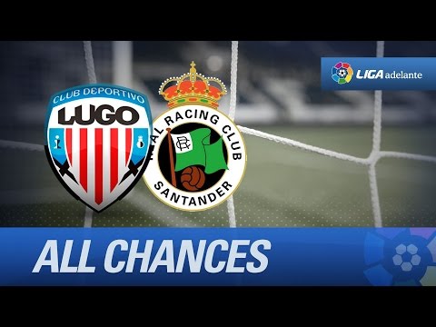 Todas las ocasiones de CD Lugo (0-0) Racing de Santander