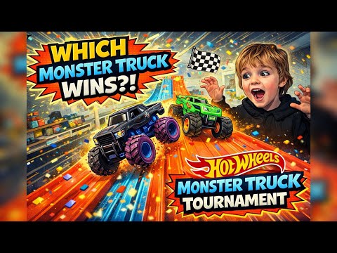 You’ll NEVER Guess Which Monster Truck Wins This Hot Wheels Tournament! 🏁🔥