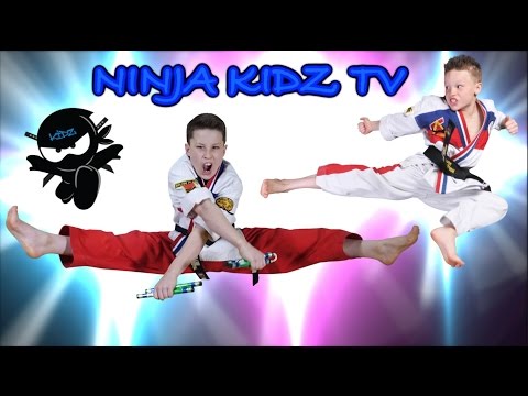 Ninja Kidz ULTIMATE Black Belt Test! Awesome Karate!