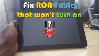Fix RCA Tablet that Won