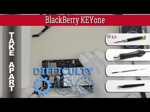 How to disassemble 📱 BlackBerry KEYone Take apart Tutorial