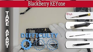 How to disassemble 📱 BlackBerry KEYone Take apart Tutorial
