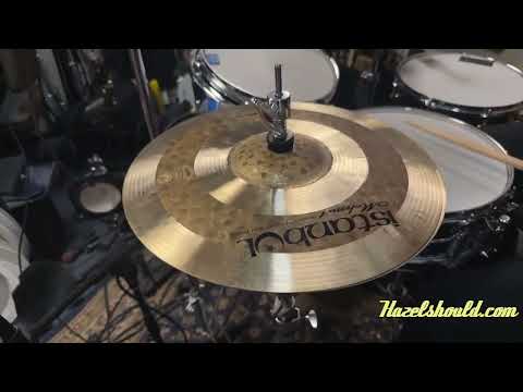 Rare Crisp ISTANBUL Mehmet SULTAN Hihats 13” 898 1028 g PERFECT! TIGHT But Dark! Hand Hammered! image 5