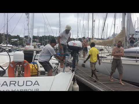 Dismasted ARC yacht arrives in St Lucia