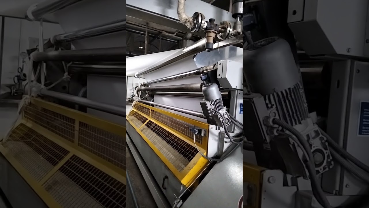 Sanforizing machine#textilefinishing #textile #maintenance #viral #best #machine