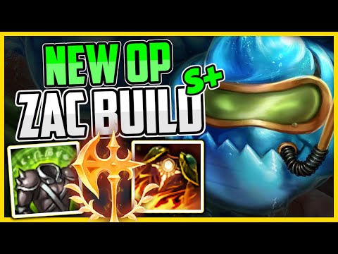 CONQUEROR ZAC TOP CHUNKS! | How To Play ZAC TOP + BEST BUILD & RUNES - ZAC Commentary Guide LoL S10