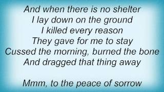 Beck - Feel The Strain Of Sorrow Never Ceasing Lyrics