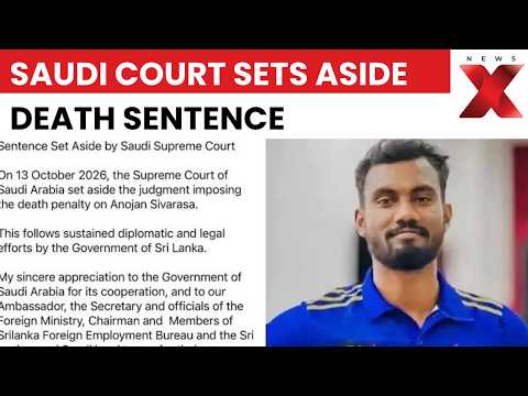 Saudi Arabia Sets Aside Death Sentence For Sri Lankan ...