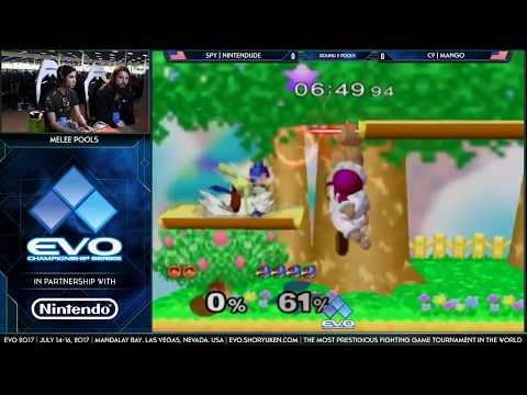 Mango Drops Controller Trying To Mash Out Of Wobble (EVO 2017, Melee Highlights)
