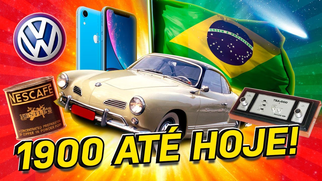 A EVOLUÇÃO DO BRASIL DE 1900 ATÉ HOJE!