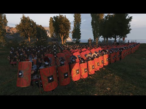301 Roman Legionaries vs 600 Barbarians – Mount & Blade II: Bannerlord