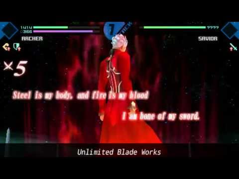 Fate/EXTRA - Round 8 - Archer vs Savior