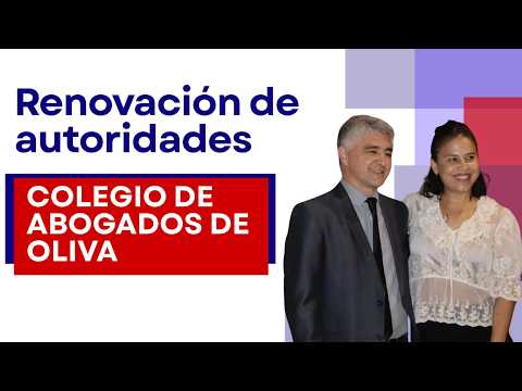 Renovación de autoridades del Colegio de Abogados de Villa María- delegación Oliva 
