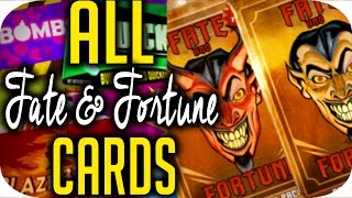 *NEW* ALL "FATE & FORTUNE" CARDS IN INFINITE WARFARE ZOMBIES ~ (ZOMBIES IN SPACELAND)