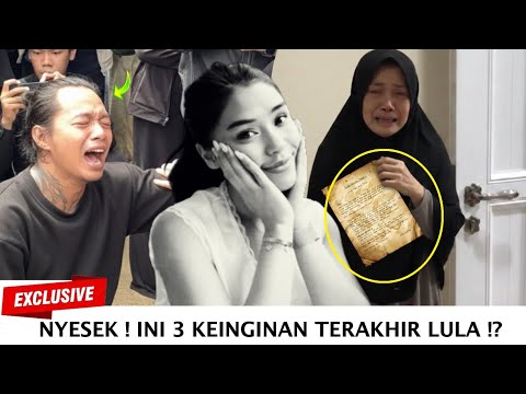 In Tears! Lula Lahfah's Mother Lists Her Three Wishes for Reza Arap Before Her Death