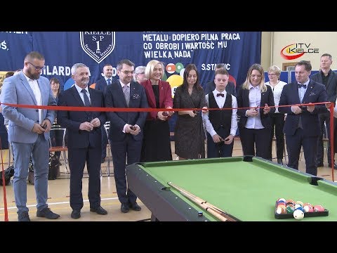 Ośrodek szkolenia bilardowego w SP nr 1 otwarty - ITV Kielce