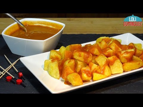 HOY TE ENSEÑO CÓMO HACER PATATAS CON SALSA BRAVA - Recetas paso a paso, tutorial. Loli Domínguez