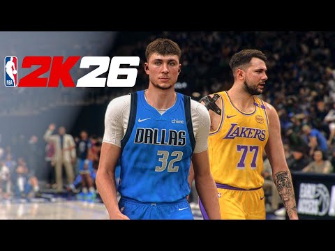 NBA 2K26 Star Studded Matchup! LAKERS vs MAVERICKS | Ultra Realistic Concept Gameplay