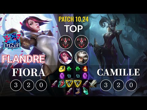 LNG Flandre Fiora vs Camille Top - KR Patch 10.24