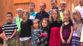 Kids singing "Thy Word"