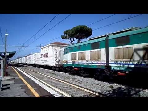 E655.166 + Treno dei Gelati [CASTELGUELFO - M. MARCIANISE] in transito a Pomezia