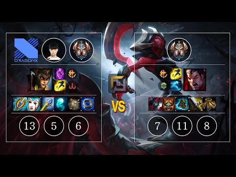 DRX Chovy Cassiopeia vs Darius Top - KR Patch 10.13