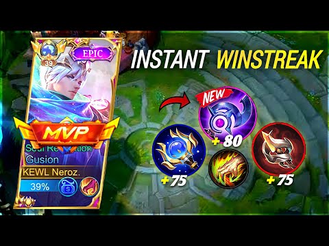 GLOBAL GUSION BEST BUILD & ROTATION 2023 | 100% Instant WinStreak!