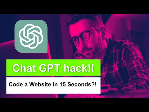 Chat GPT Hack!! Code a Website in 15 Seconds?! 🤯