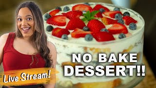 LIVE No Baker Summer Trifle Dessert | Sweets & Desserts | Chef Zee Cooks