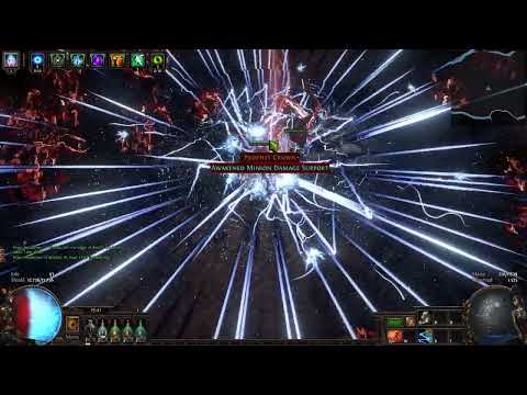 Path of Exile Affliction Int Stacking Trickster vs last phase of Uber Sirus