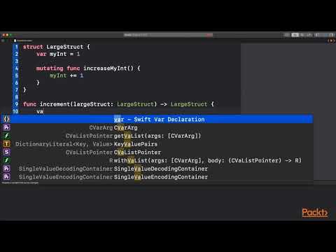 Advanced iOS Development with Swift 4 x Inout Parameters|packtpub com