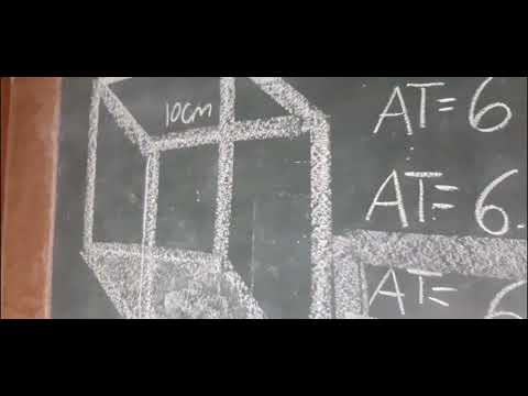 área total de un cubo